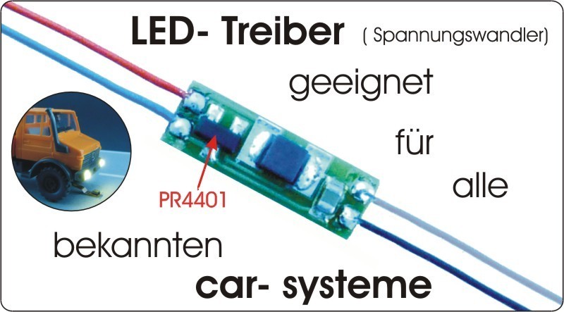CSB-1 LED Spannungswandler Treiber PR4401 Car System Bel Schönwitz 01-01-03-26 