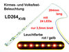 LED Kirmes und Volksfestbeleuchtung LD 264 KVB rot-gelb